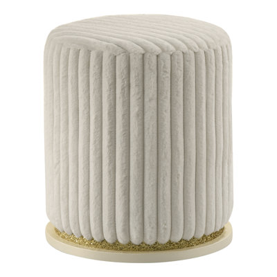 Arica Upholstered Round Stool
