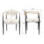 Chaise d'appoint rembourrée, fauteuil d'appoint Boucle-116545803