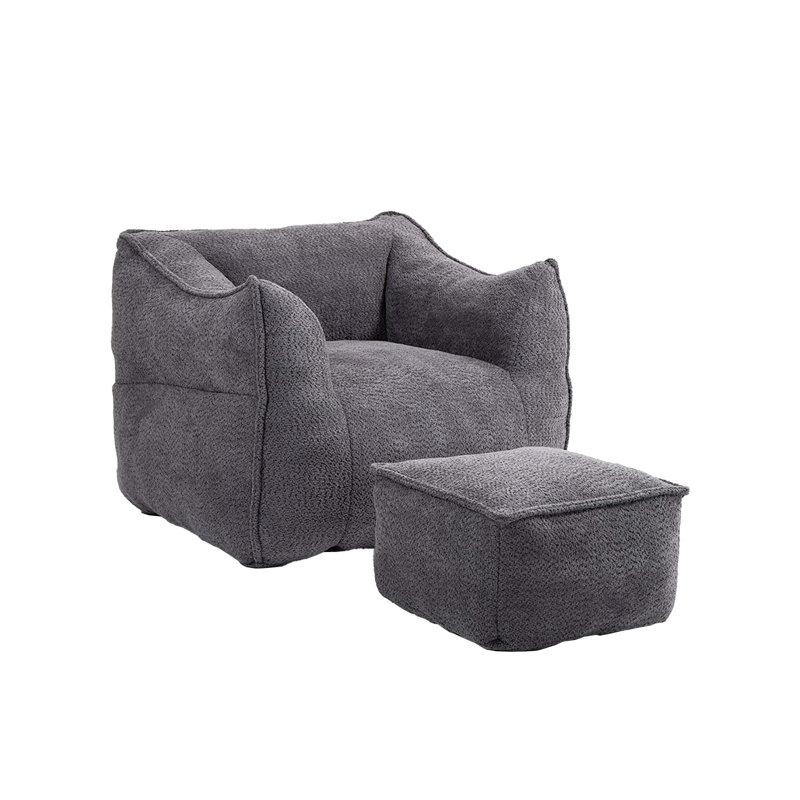 Fauteuil à billes Comfort Lounger, Gris foncé