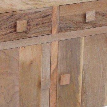 Quinton 135cm Sideboard, Light Mango