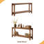 Table d'appoint Couch, console, table de vestibule, table de vestibule à 2 niveaux