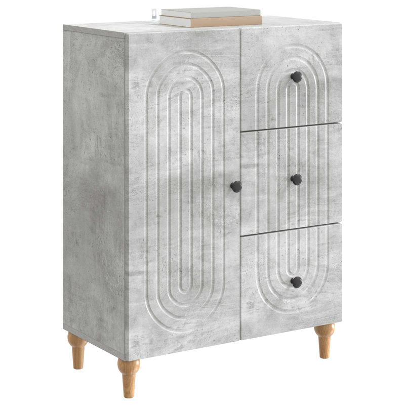 66cm Sideboard, Concrete Grey