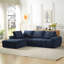 Canapé modulaire surdimensionné en L FAUX FUR-1960978510