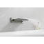 Wall Mounted Tub Filler Spout Waterfall - Stainless Steel Bathroom Sink, Brushed Nickel, High Flow Faucet,-118625454