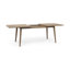 Table de salle à manger d'extérieur extensible en bois d'acacia, gris
