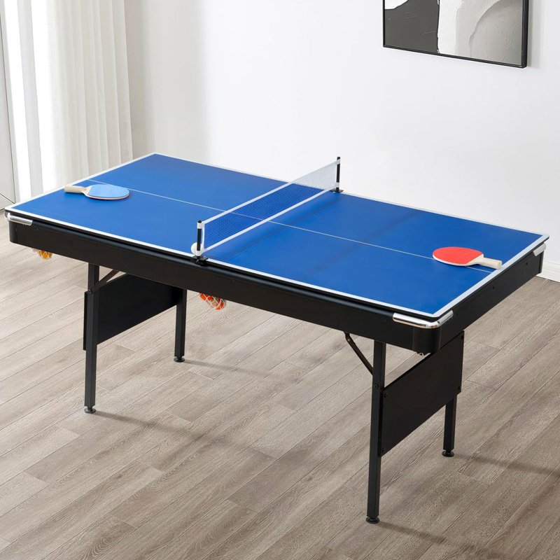 Table multi-jeux 3 en 1: table de billard, jeux de table, tennis de table et table de salle à manger pour s'amuser en famille