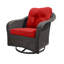 Chaise berçante d'extérieur en osier Wilguy-1832902315