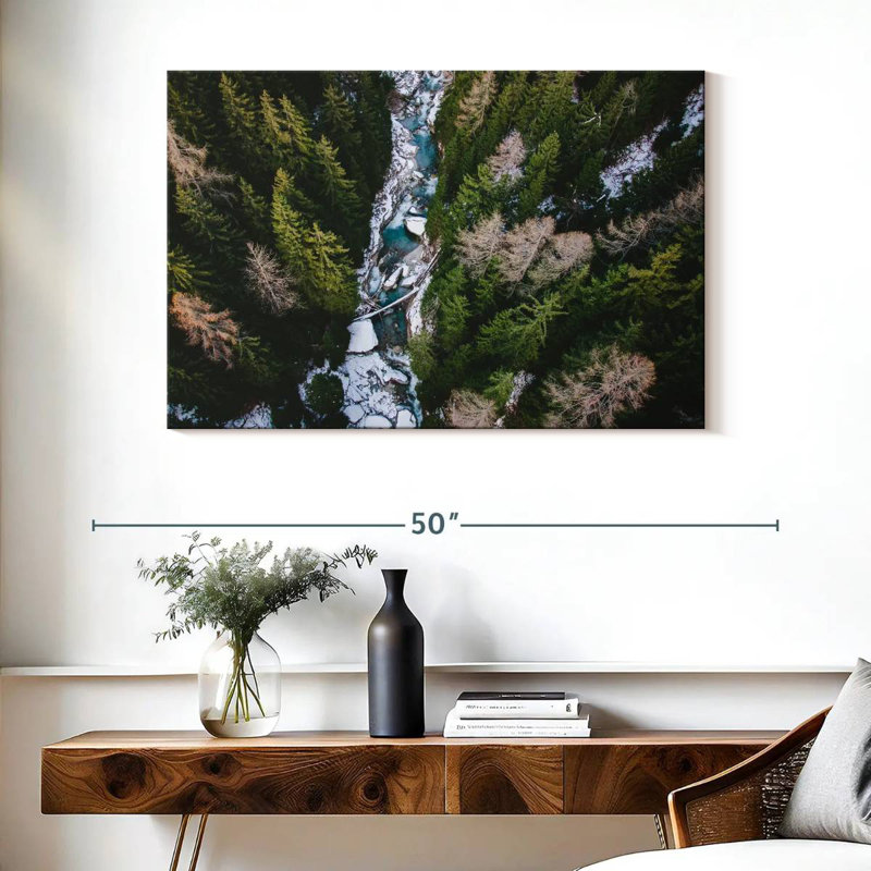 Paysage de la forêt d'Alvord, H 26 po x l 39 po