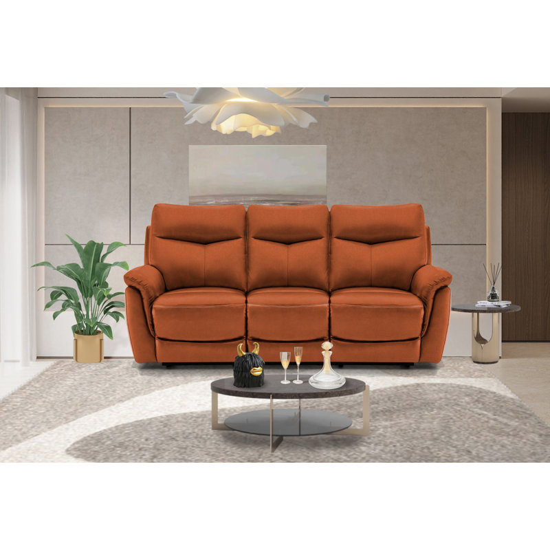 Holland 3 Seater Manual Recliner, Manual, Burnt Orange
