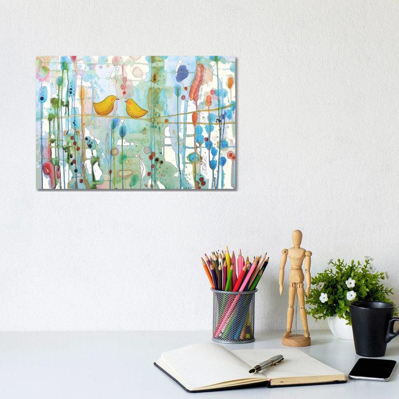 Dans Chaque Coeur by Sylvie Demers - Print on Canvas, Wrapped Canvas, 20.32 cm H x 30.48 cm W