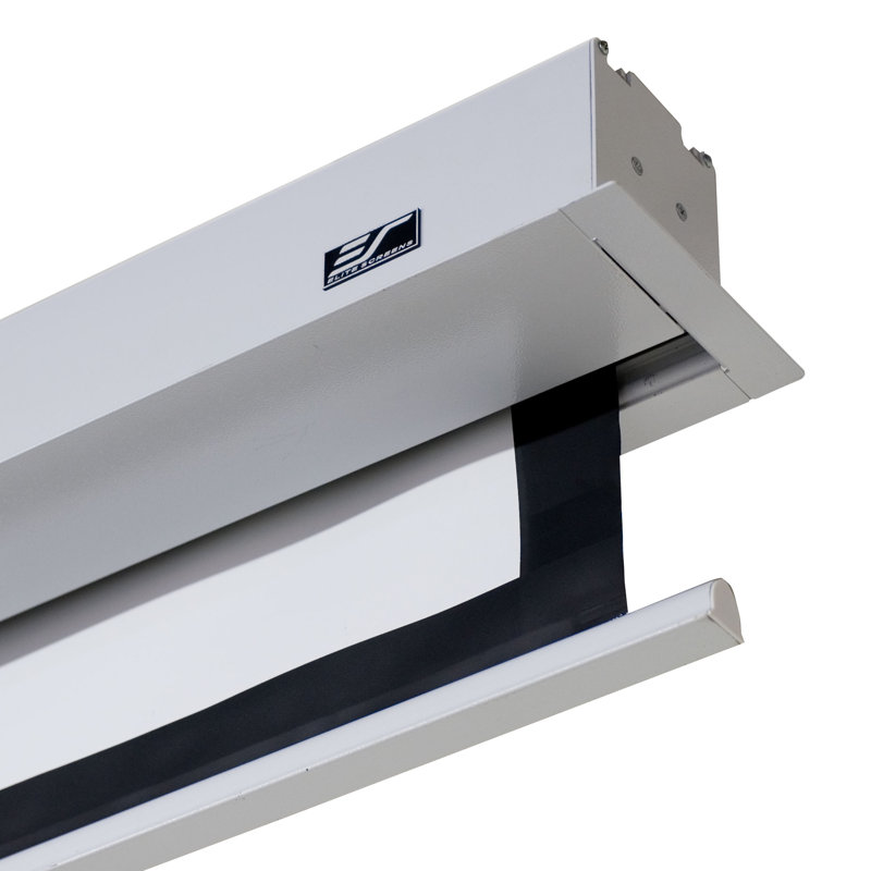 Écran de projecteur électrique encastré 68,8 po x 122 po Evanesce, 52 po x 92,4 po