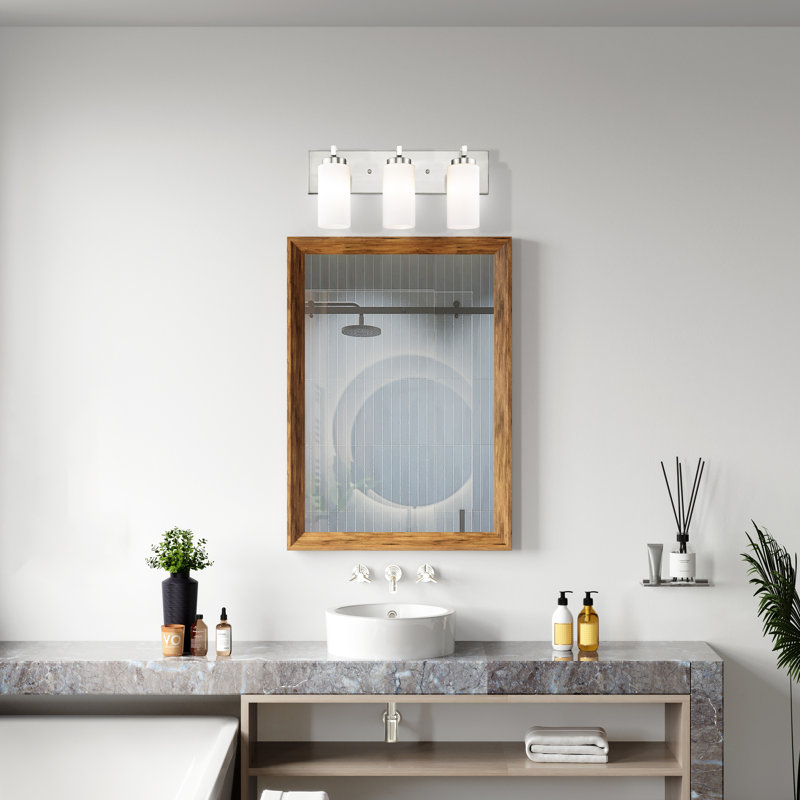 Kirkwood 3 - Light Dimmable Vanity Light, Polished Chrome