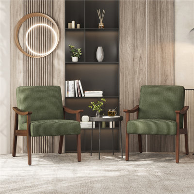 Fabric Mid-Century Modern Armchair