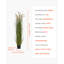 149.9cm Faux Reed Grass in Pot