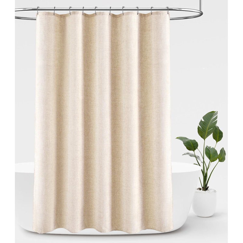 Rubiana Linen Shower Curtain