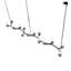 Lustre long 14 lumières 118 "118" Cero