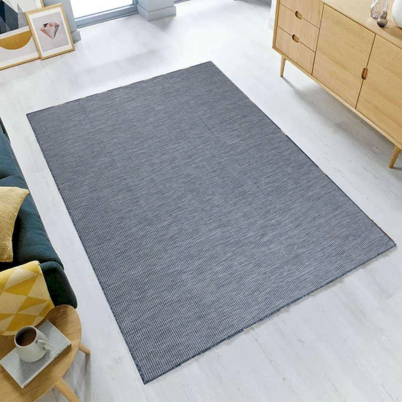 Tapis bleu Calyspo, Rectangle 7 pi x 5 pi 3 po
