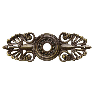 Oracle medium elongated escutcheonin Antique Brass