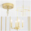 Lustre rectangulaire à 8 lumières à intensité variable-34887043