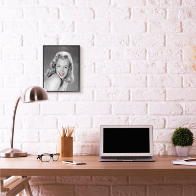 «Young Marilyn Vintage Hollywood Movie Star Classic Illustration», impression sur toile