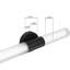 Barre d'éclairage DEL pour salle de bain à 2 ampoules à intensité variable à 2 lumières DEL H 22 po noir mat mat-120690635