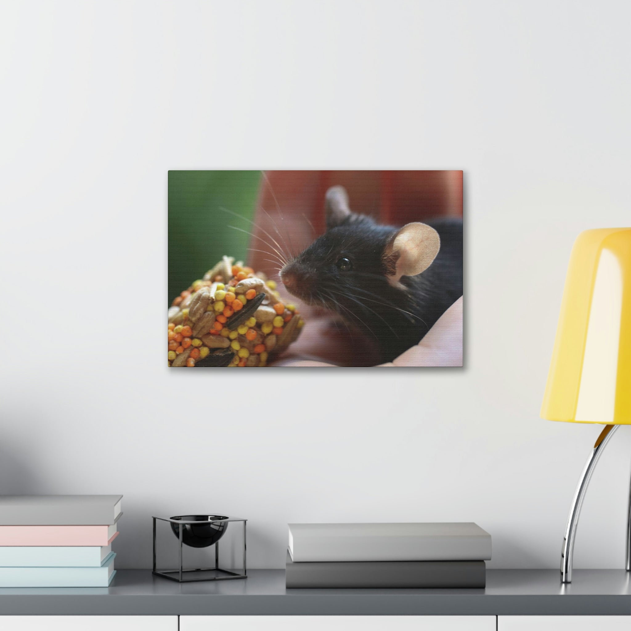 Gracie Oaks Funny Rat Silly Rat Outside Wall Art | Wayfair