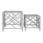 Chippendale Glass Nesting End Table-27290369
