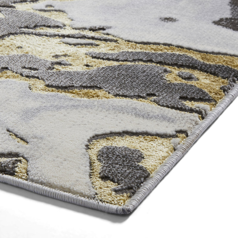 Wolbert area rug Machine Woven Rectangle Grey, Rectangle 160cm x 220cm