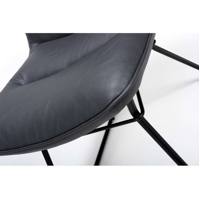Balbur 48cm H Upholstered Side Chair, Grey