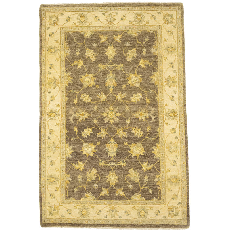 Tapis oriental Mhada traditionnel fait à la main 4X6 Peshawar