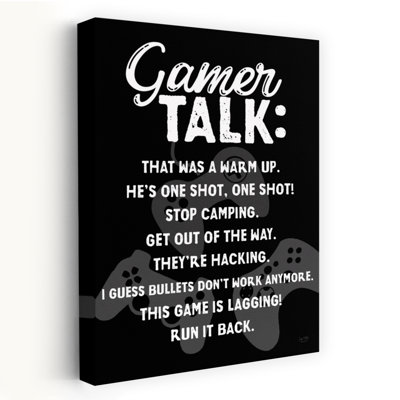 Art contemporain abstrait Gamer