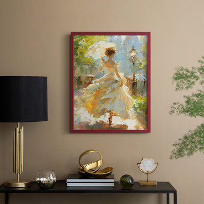 «WOMEN Series DCCDXLIX», reproduction encadrée - bois massif