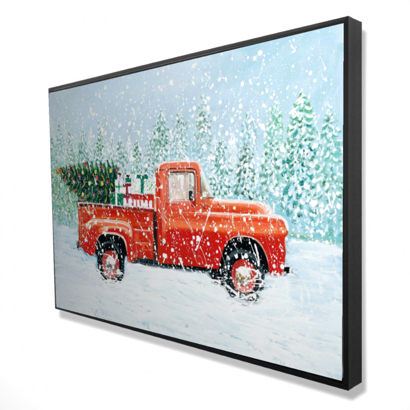 «Christmas Tree Truck» sur toile