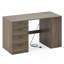 Bureau d'ordinateur 53 po avec prises de courant grand bureau de direction avec 4 tiroirs de rangement-644759291