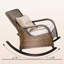 Fauteuil de canne en PE tissé à la main Exquis-107143976