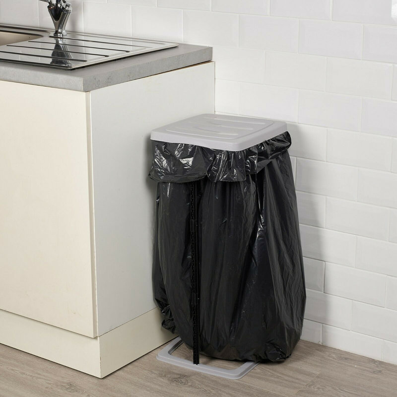Monnier 60 Litre Waste Basket, Grey