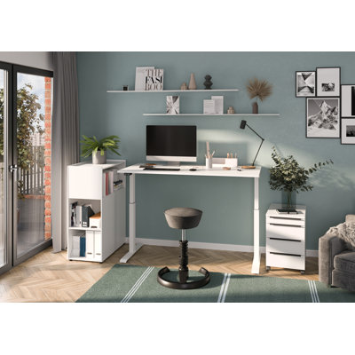 Mapua 2 Piece Standing Desk Office Set