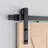 Standard Single Door Barn Hardware Kit (Not Include Door)-61036431