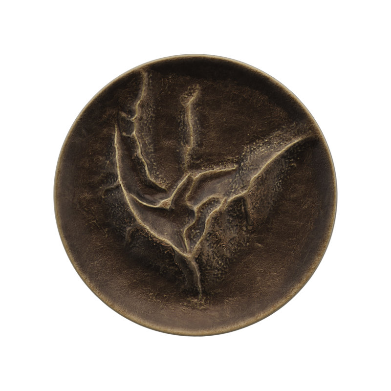 Applique murale lune, Bronze