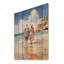 «Beach Photo Loves I» sur bois-897773618