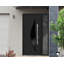 Façade avant en acier pré-suspendue deux portes 6501 anthracite côté fenêtre extérieure inserts simples peints modernes-95265592-95265593