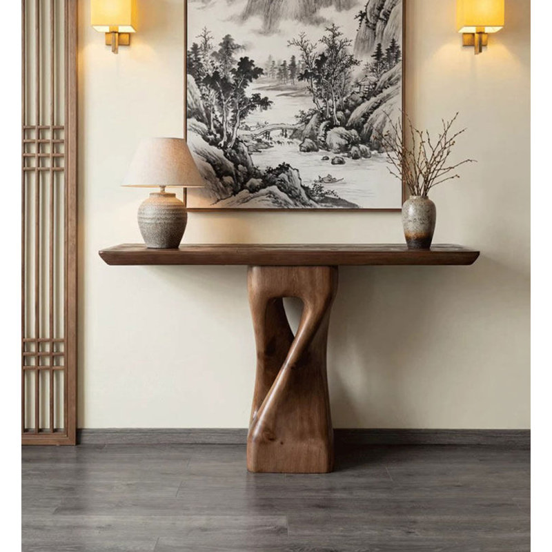 Console Sculptural, 29.5" H x 47.2" W x 13.8" D