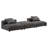 Solace 3-Piece Modular Upholstered Fabric Sectional Sofa-101323702
