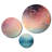 Colorful Sky Photo Celestial Mirage II - Landscapes Metal Art Print Set