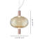 Riflesso Suspension 1 Crystal Transparent Matt Gold 3 L2210 Ul-1898064922-1898064920