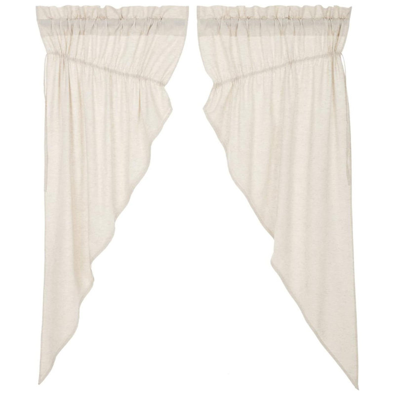 Sickels Cotton Blend Room Darkening Curtain Panel Pair, Natural