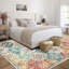 Tapis d'intérieur à motif floral lavable Scotty-1205001872