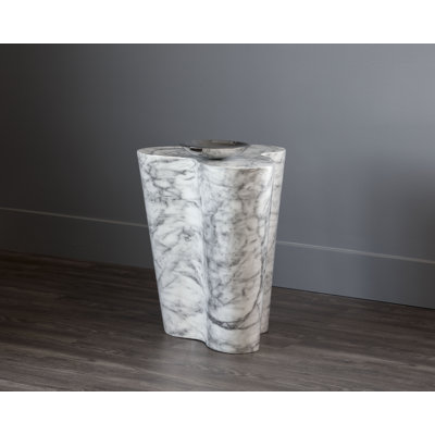Cyris End Table - Grey