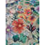Tapis en cuir de vache à motif floral