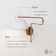 Kai Steel Plug-in Swing Arm Sconce